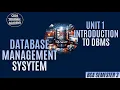 Unit 1 Introduction to DBMS DataBase Management System BCA Semester 3