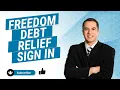 Freedom Debt Relief Sign in