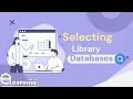 Selecting Library Databases