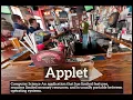 What is Applet How to Say Applet in English How Does Applet Look