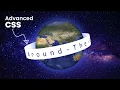 3D Rotating Text Around The Earth CSS Animation Effects