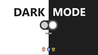How to Implement Dark Mode in Your Website - Dark Mode Toggle with HTML CSS JS TLB STATION