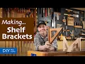 DIY Wooden Shelf Brackets 4K