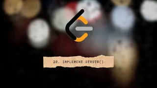 EP48 Leetcode Solution of implement strStr in JavaScript Coding Interview Question