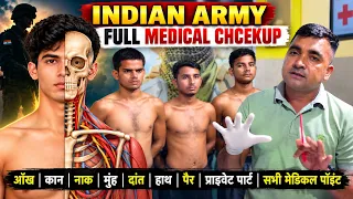 Full Medical Test Indian Army😨 आँख कान नाक मुँह हाथ पैर चेस्ट इत्यादि Army Medical Test✅ - JD Sir
