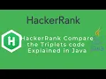 Hackerrank Compare the Triplets Problem explained with code in Java