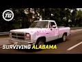 Run out of Alabama Offensive cars Top Gear Series 9 BBC