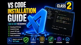 Install Visual Studio Code 2026 VS Code Setup for Python Class 2 Python for Beginners