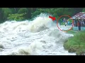 'TSUNAMI-LIKE WAVES' Hit Village in Indonesia (Tidal Bore) | Kampar River (Sumatra)