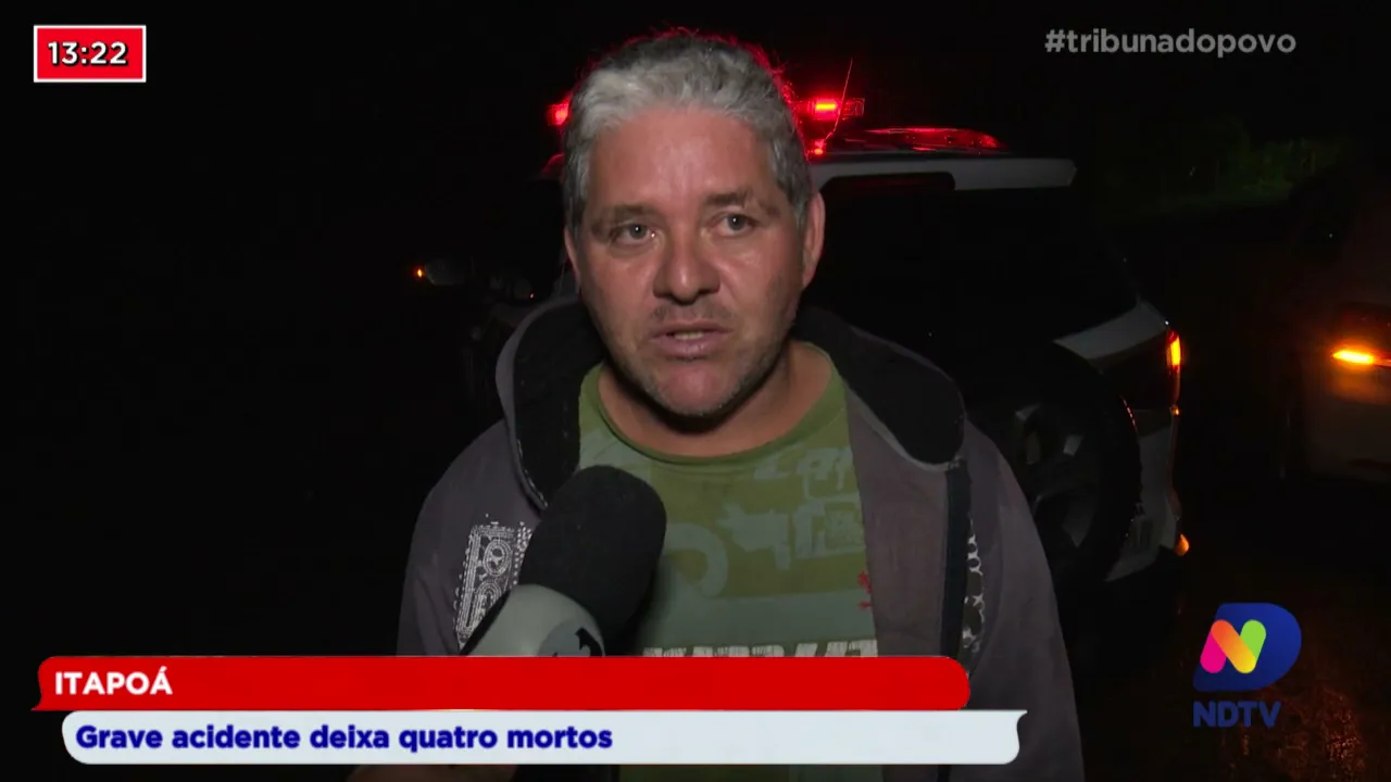 Itapoá: Grave acidente deixa quatro mortos