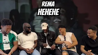 rema hehehe vibes on vibes reaction