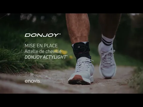 Attelle de cheville DonJoy ActyLight® - Mise en place