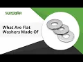 What Are Flat Washers Made Of Superior Washer