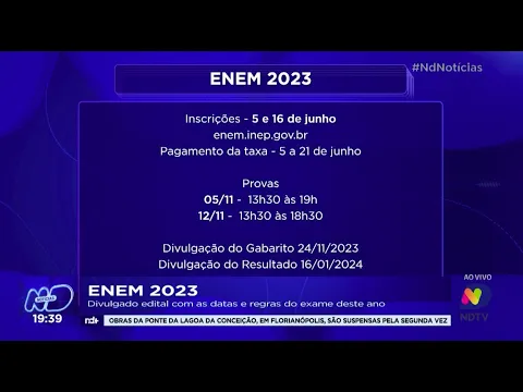 Enem 2023: divulgado edital com as datas e regras do exame deste ano
