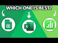 GOOGLE SHEETS VS EXCEL VS NUMBERS - FULL COMPARISON 2026