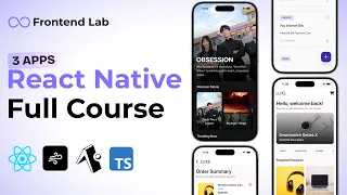 React Native Complete Course Build 3 Modern App