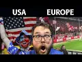Lagu American Fan SHOCKED at USA vs European Sports Fans