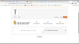 How to create instructables
