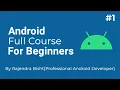 Android Development Tutorial for Beginners in Hindi TextView and Buttons