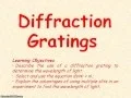 Astro 05 - Diffraction Gratings