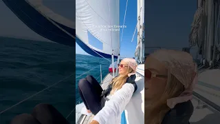 Ultimate freedom feeling🌊 #sailboat #sailing #boatlife