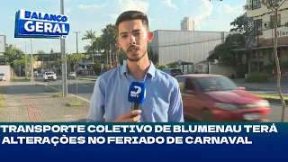 Segunda e terça: transporte coletivo de Blumenau terá alterações no feriado de carnaval
