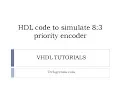 L Code To Simulate 8 3 Priority Encoder