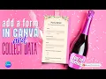 How to Add a Form to Canva and Collect Data Easy to follow tutorial