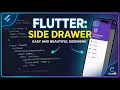Navigation Drawer - Flutter Tutorial 2026 Sidebar Menu