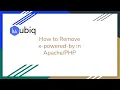 How to Remove x powered by in Apache PHP