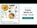 Publix Weekly Ad 26 - 26 Top 10 Deals