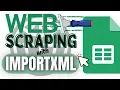 Web Scraping with IMPORTXML Function in Google Sheets FULL XPATH