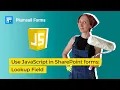 Use JavaScript in SharePoint forms lookup field