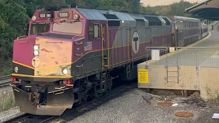 MBTA arrives and departs the Wachusett MBTA station in West Fitchburg MA