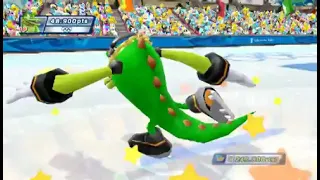 Mario Sonic At The Olympic Winter Games Figure Skating Waltz Of The Flowers Vector  Mario Sonic At The Olympic Winter Games Figure Skating Waltz Of The Flowers Vector