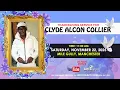 Thanksgiving Service For The Life Of Clyde Alcon Collier