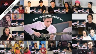 EXO Acoustic Session Lady Luck What If Reaction Mashup 