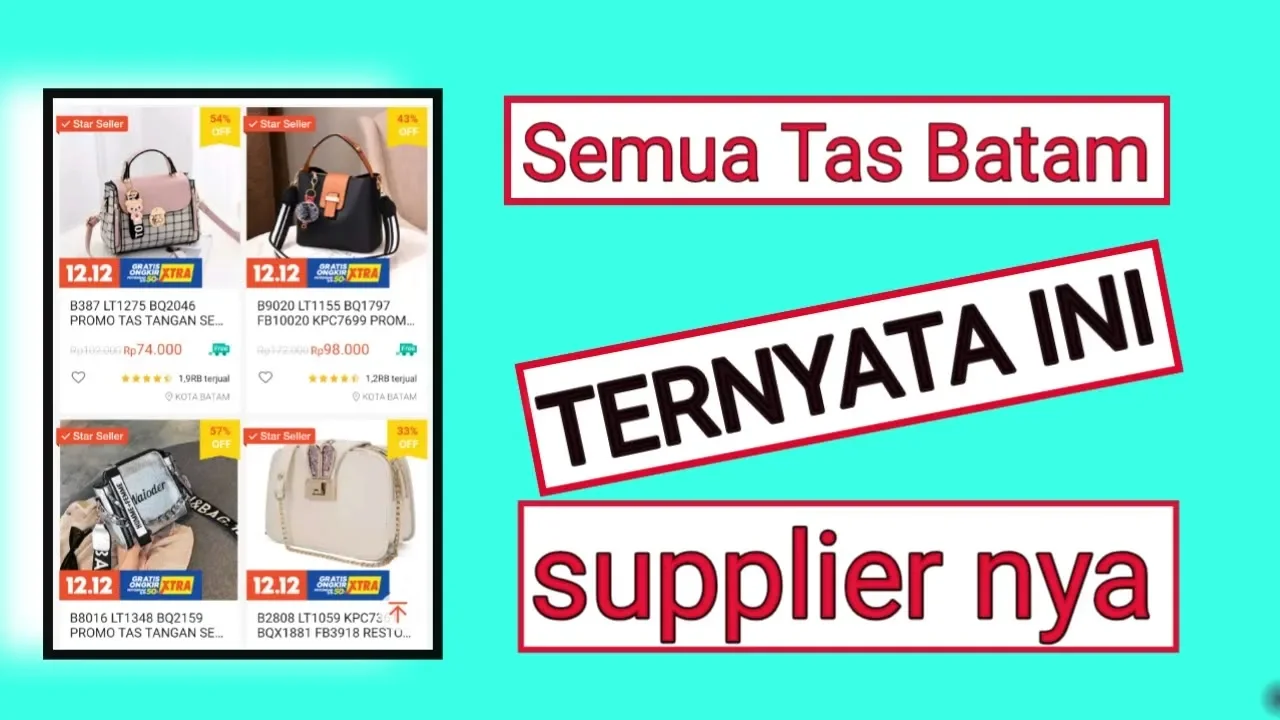 PUSAT TAS IMPORT DAN LOKAL DI JAKARTA SUPER MURAH