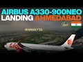 Download Lagu LANDING AHMEDABAD INDIA ‼️ LION AIR A330 COCKPITVIEW