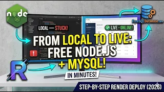 How to Deploy a Node js App on Render With FREE MySQL Database 2026 Step-by-Step Tutorial Guide