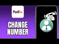 How To Change Phone Number On FedEx