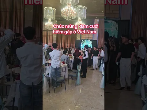 Chúc mừng  đám cưới hiếm gặp ở Việt Nam song hỉ lâm môn  #thaygiaodang