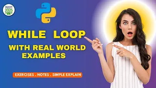 Python While Loop with Simple Logic Episode-9 Python full course 2025