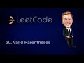 Leetcode 20 Valid Parentheses Java