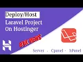 Laravel Application Live Server in easy way - Hostinger