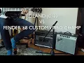 Roland JC-22 vs Fender 68 Custom Vibro Champ comparison test