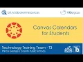 PGCPS Canvas Calendar for Students