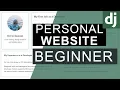 Django Beginner Portfolio Resume Website