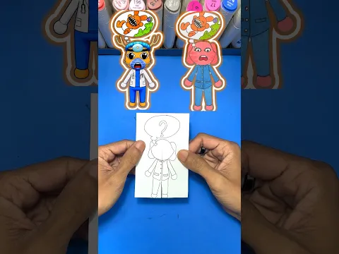 Animal Hospital Baby SCARED 😱 #arteespacial #animalhospital #animation #roblox #papercraft