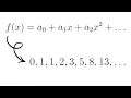 Solving Fibonacci WITHOUT Recursion Using Generating Functions